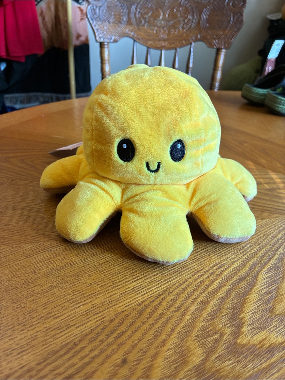 Happy/Angry Octopus Plush Toy for Kids